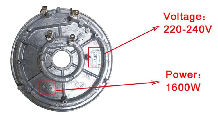 rice cooker heating plate 1600w rice cooker heating plate 1600w