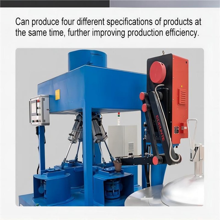 4-stations Automatic Vertical Centrifugal Casting Machine picture2