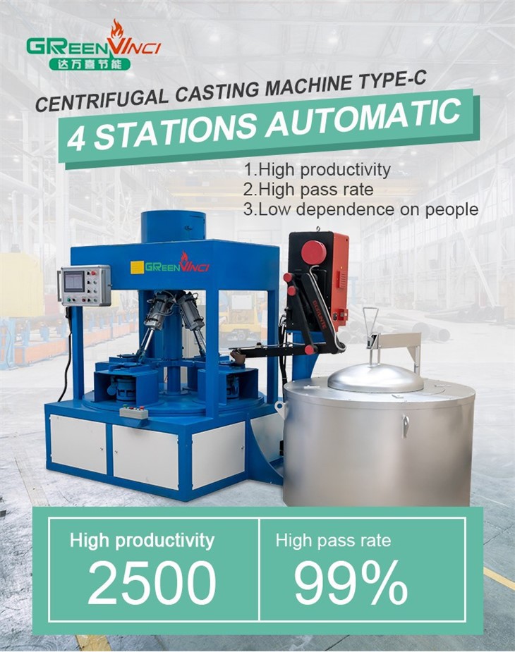 Multi-stations Automatic Centrifugal Casting Machine3
