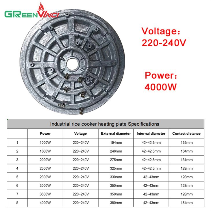4000w industrial rice cooker hot plate (5)